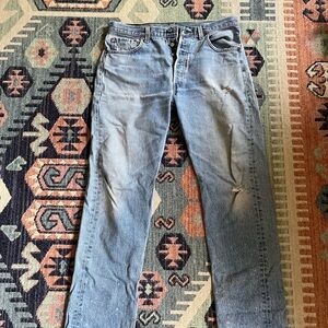 Levi's Blue Straight-Leg Jeans Vintage Look